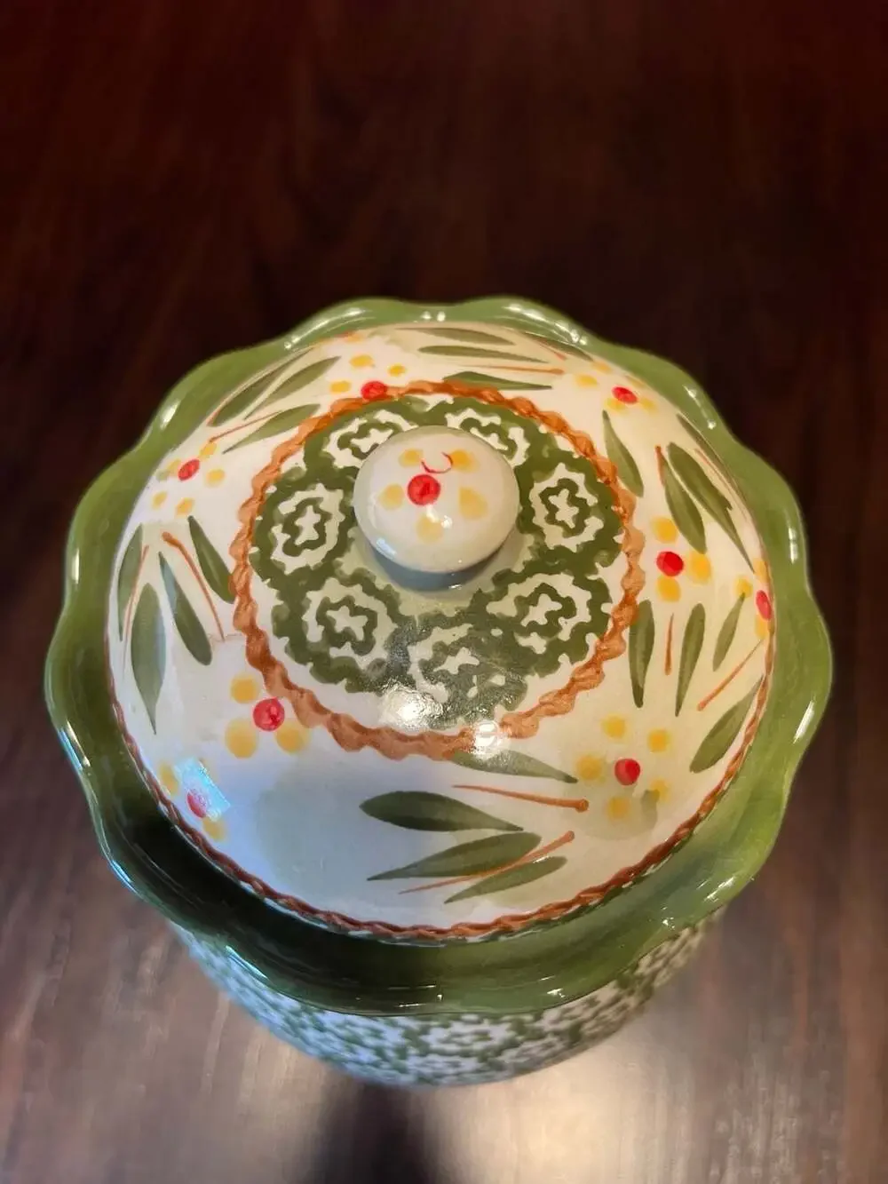Temp-tations Old World Green Canister Set
